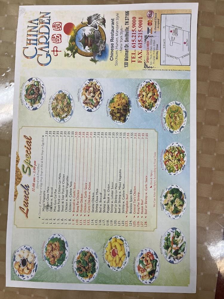 China Garden Menu image 3